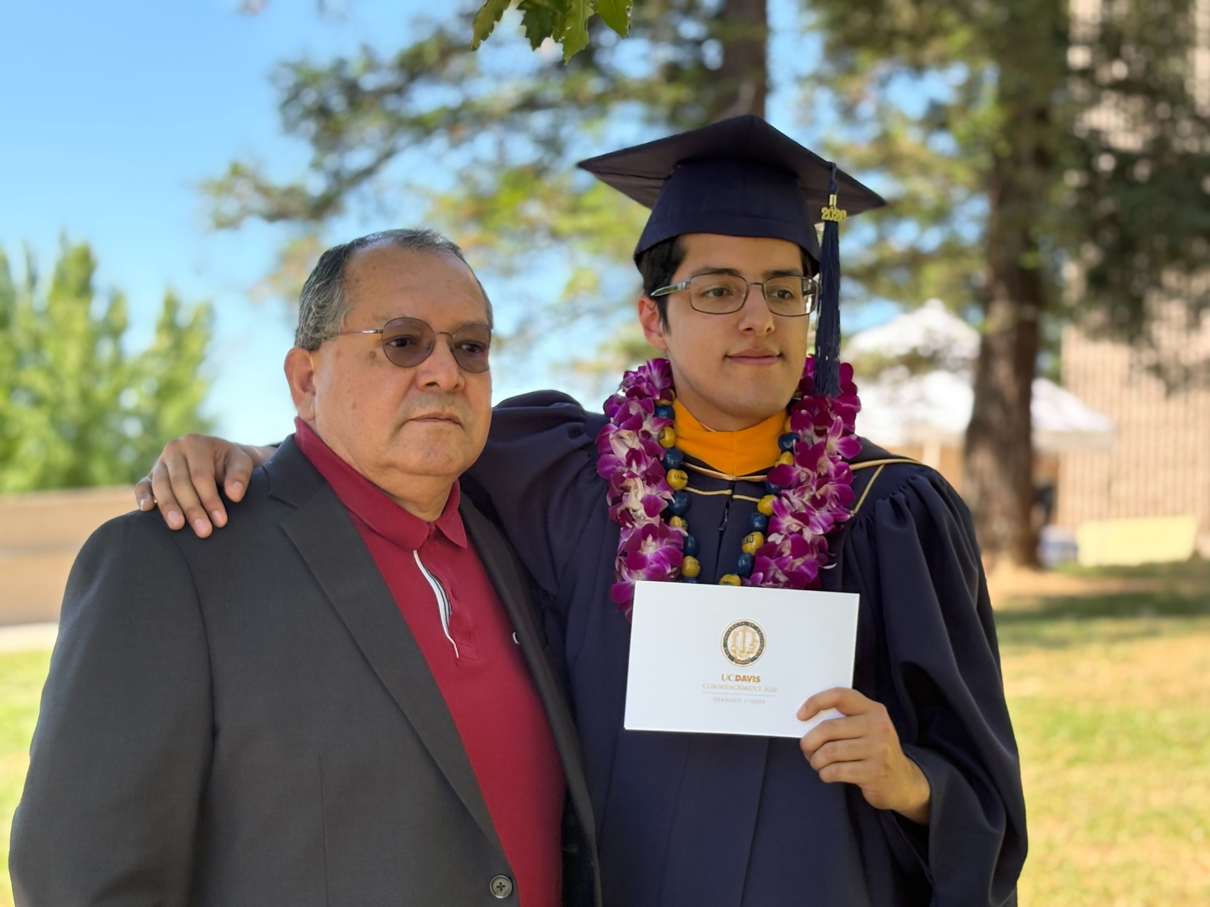 Chris at UC Davis graduation