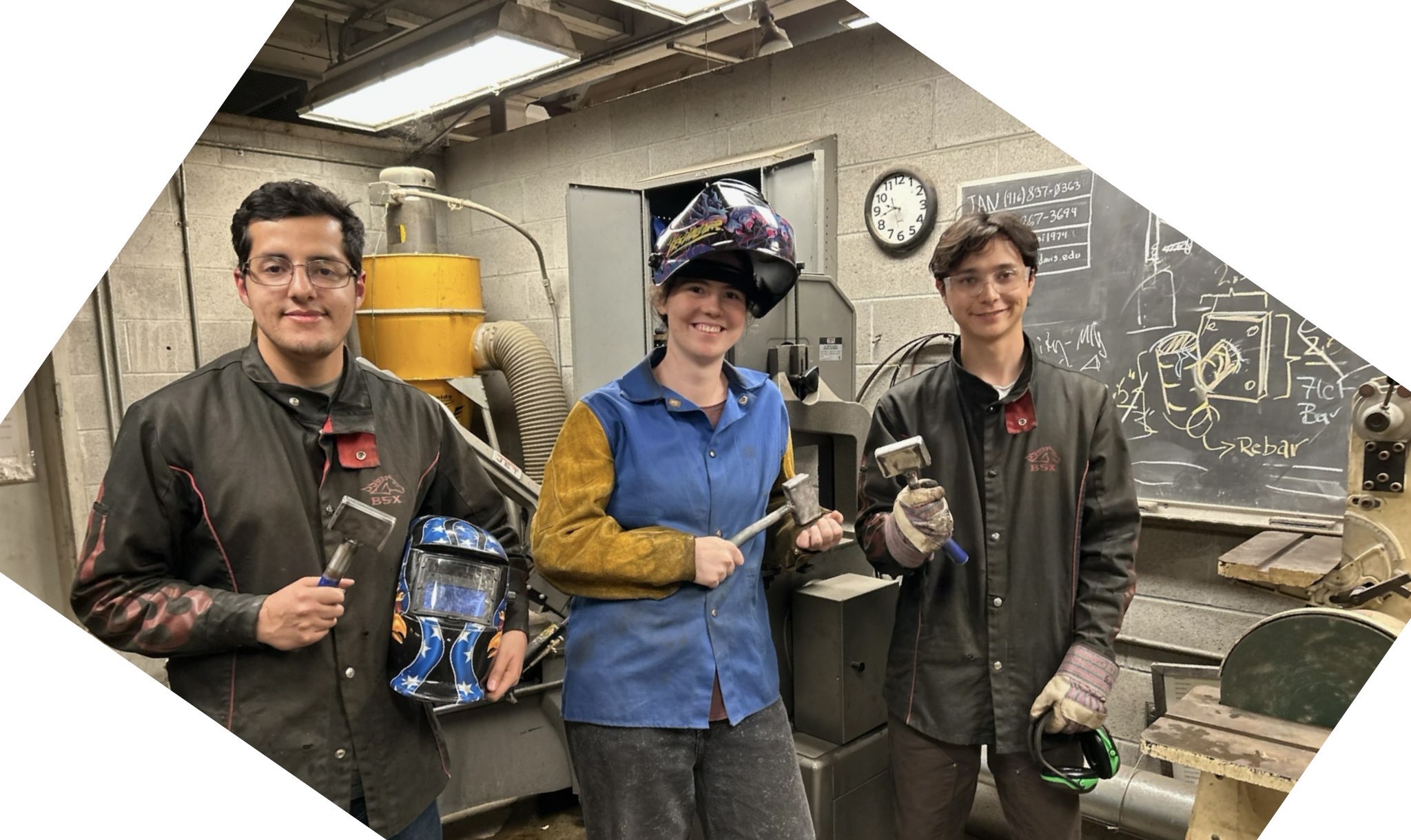 Welding class at the UC Davis crafting center