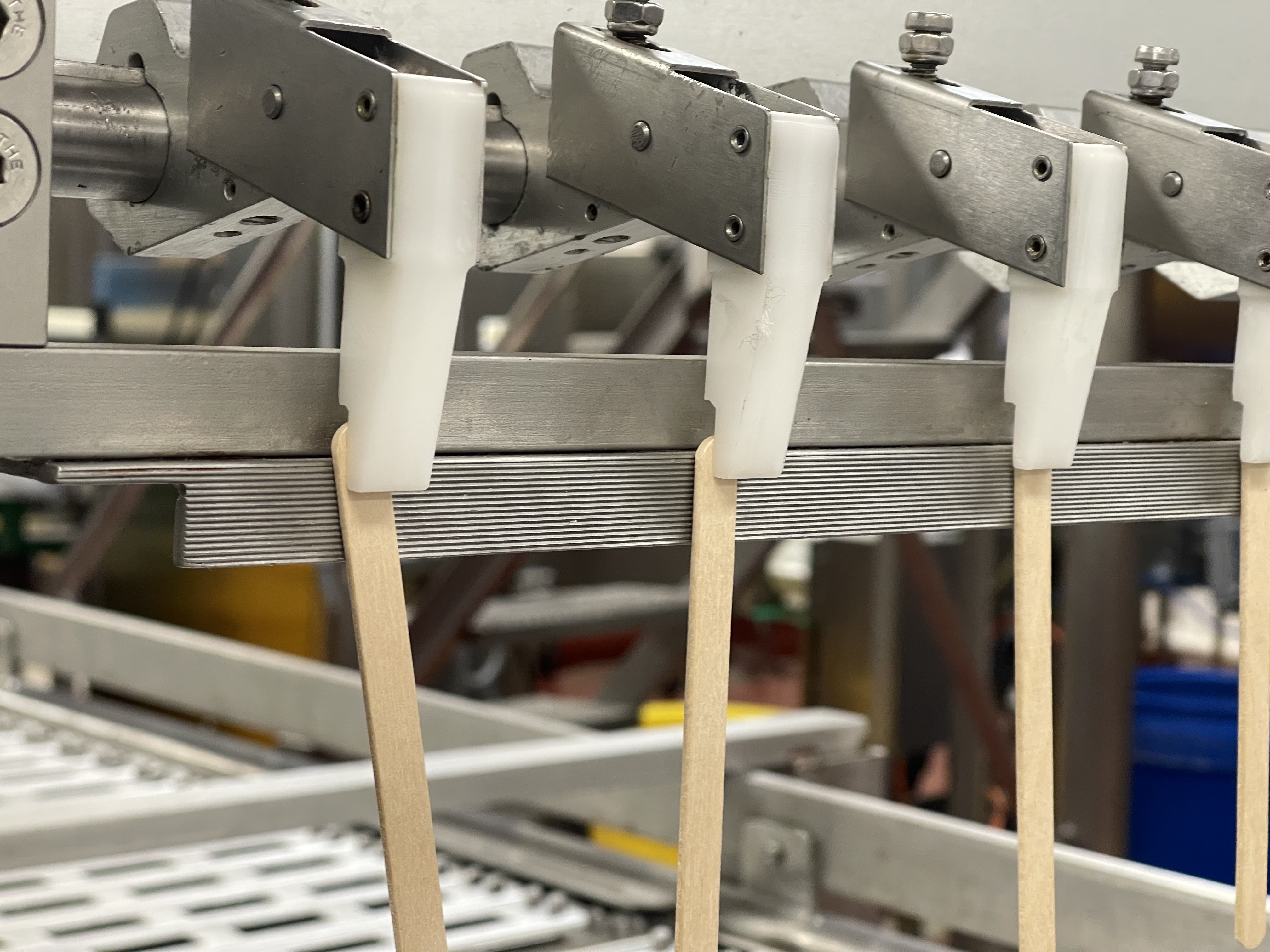 Misalignment on the popsicle production line