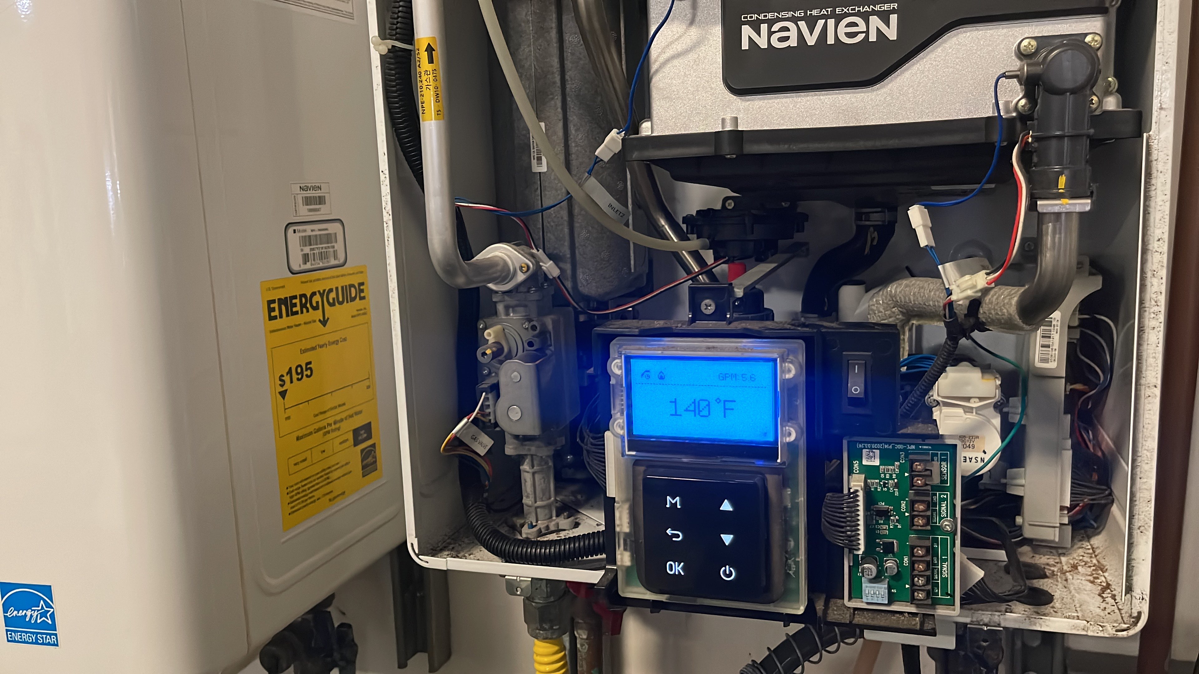 Tankless water heater setup
