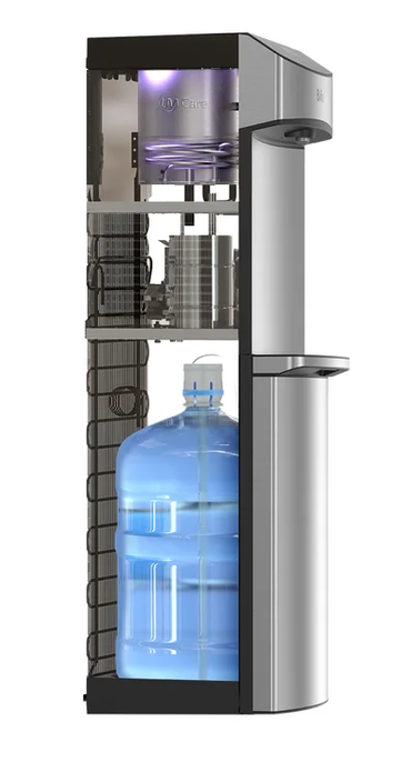 Water tower with jug, prior setup